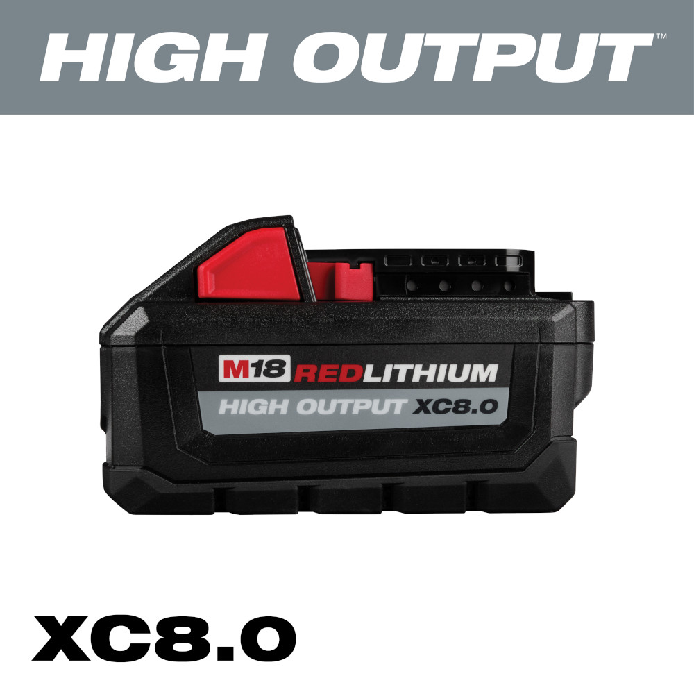 Milwaukee M18 REDLITHIUM High Output XC8.0 Battery from GME Supply